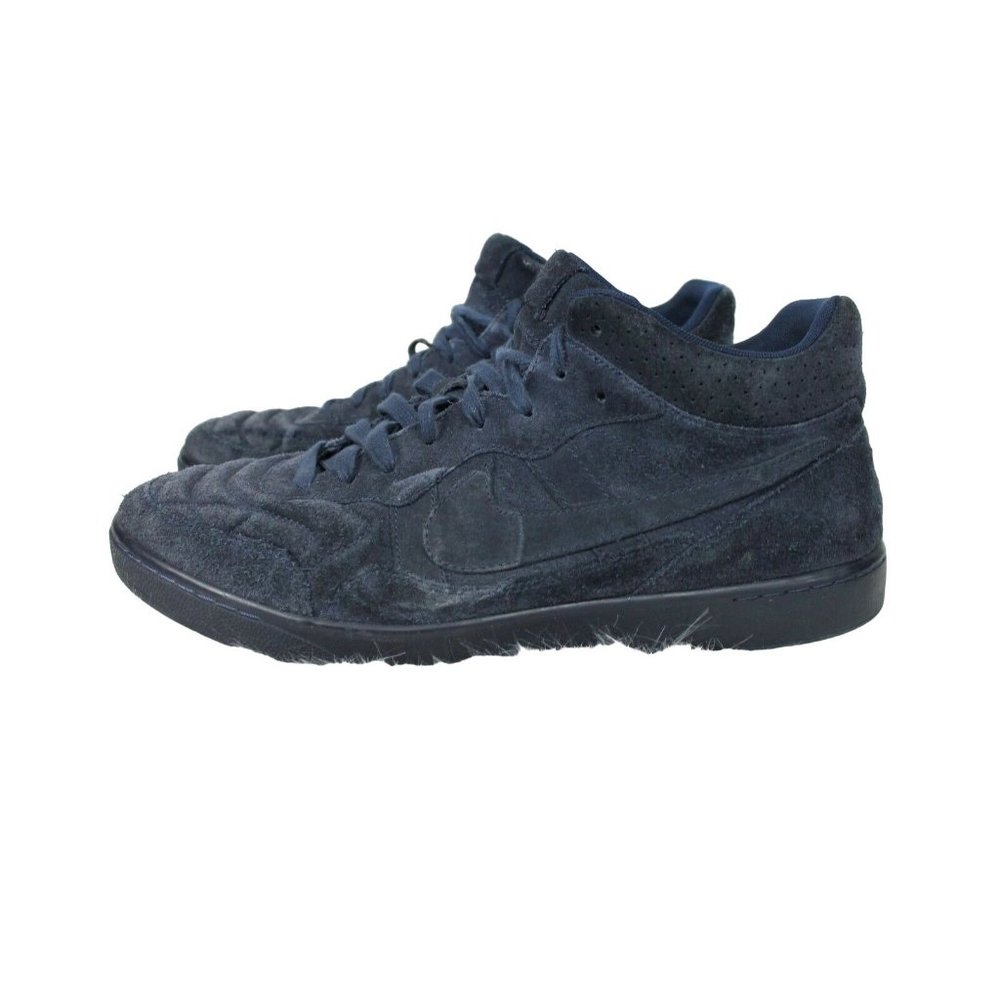 Nike NSW Tiempo Shoes size 14 Men 645330-440 Blue Suede Chrome Studs 2014 - Picture 3 of 8